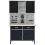 Workbench with three wall panels and a cabinet by vidaXL, Work tables - Ref: Foro24-3053433, Price: 510,17 €, Discount: %