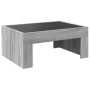 Mesa de centro con Infinity LED gris Sonoma 70x50x30 cm en Mesas de centro | Comprar online en Foru.es