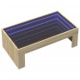 Mesa de centro con Infinity LED roble Sonoma 90x50x30 cm en Mesas de centro | Comprar online en Foru.es
