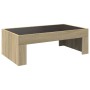 Mesa de centro con Infinity LED roble Sonoma 90x50x30 cm en Mesas de centro | Comprar online en Foru.es
