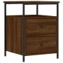 Mesitas noche 2 uds madera ingeniería roble marrón 44x45x60 cm de vidaXL, Mesitas de noche - Ref: Foro24-826012, Precio: 94,7...