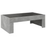 Mesa de centro con Infinity LED gris hormigón 90x50x30 cm en Mesas de centro | Comprar online en Foru.es