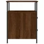 Mesitas noche 2 uds madera ingeniería roble marrón 44x45x60 cm de vidaXL, Mesitas de noche - Ref: Foro24-826012, Precio: 94,7...