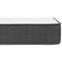 Cama box spring tela gris oscuro 200x200 cm de vidaXL, Camas y somieres - Ref: Foro24-3054719, Precio: 778,02 €, Descuento: %