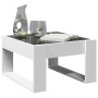 Mesa de centro con Infinity LED blanco 50x53x30 cm en Mesas de centro | Comprar online en Foru.es