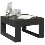 Mesa de centro con Infinity LED negro 50x53x30 cm en Mesas de centro | Comprar online en Foru.es