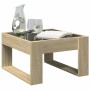 Mesa de centro con Infinity LED roble Sonoma 50x53x30 cm en Mesas de centro | Comprar online en Foru.es