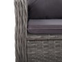 Muebles de jardín 5 piezas ratán sintético gris madera acacia de vidaXL, Conjuntos de jardín - Ref: Foro24-3058525, Precio: 5...