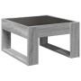 Mesa de centro con Infinity LED gris Sonoma 50x53x30 cm en Mesas de centro | Comprar online en Foru.es