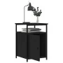 Mesitas de noche 2 uds madera contrachapada negro 40x42x60 cm de vidaXL, Mesitas de noche - Ref: Foro24-826034, Precio: 74,71...