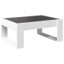 Mesa de centro con Infinity LED blanco 70x53x30 cm en Mesas de centro | Comprar online en Foru.es