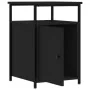 Mesitas de noche 2 uds madera contrachapada negro 40x42x60 cm de vidaXL, Mesitas de noche - Ref: Foro24-826034, Precio: 74,71...