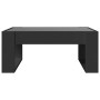 Mesa de centro con Infinity LED negro 70x53x30 cm en Mesas de centro | Comprar online en Foru.es