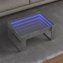 Mesa de centro con Infinity LED gris hormigón 70x53x30 cm en Mesas de centro | Comprar online en Foru.es