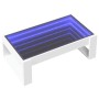 Mesa de centro con Infinity LED blanco 90x53x30 cm en Mesas de centro | Comprar online en Foru.es
