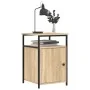 Mesitas noche 2 uds madera contrachapada color roble 40x42x60cm de vidaXL, Mesitas de noche - Ref: Foro24-826036, Precio: 63,...