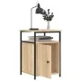 Mesitas noche 2 uds madera contrachapada color roble 40x42x60cm de vidaXL, Mesitas de noche - Ref: Foro24-826036, Precio: 63,...