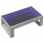Mesa de centro con Infinity LED gris Sonoma 90x53x30 cm en Mesas de centro | Comprar online en Foru.es