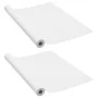 Láminas autoadhesivas muebles 2 uds PVC blanco 500x90 cm de vidaXL, Láminas para ventana - Ref: Foro24-3059651, Precio: 40,70...