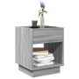 Mesa de centro con Infinity LED gris Sonoma 40x40x50 cm en Mesas de centro | Comprar online en Foru.es