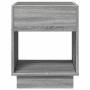 Mesa de centro con Infinity LED gris Sonoma 40x40x50 cm en Mesas de centro | Comprar online en Foru.es