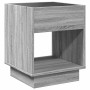 Mesa de centro con Infinity LED gris Sonoma 40x40x50 cm en Mesas de centro | Comprar online en Foru.es