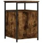 Mesitas noche 2 uds madera contrachapada roble humo 40x42x60 cm de vidaXL, Mesitas de noche - Ref: Foro24-826038, Precio: 53,...