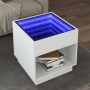 Mesa de centro con Infinity LED blanco 50x50x50 cm en Mesas de centro | Comprar online en Foru.es