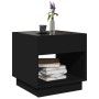 Mesa de centro con Infinity LED negro 50x50x50 cm en Mesas de centro | Comprar online en Foru.es