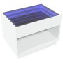 Mesa de centro con Infinity LED blanco 70x50x50 cm en Mesas de centro | Comprar online en Foru.es