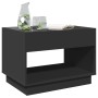 Mesa de centro con Infinity LED negro 70x50x50 cm en Mesas de centro | Comprar online en Foru.es
