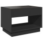 Mesa de centro con Infinity LED negro 70x50x50 cm en Mesas de centro | Comprar online en Foru.es