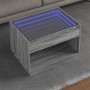 Mesa de centro con Infinity LED gris Sonoma 70x50x50 cm en Mesas de centro | Comprar online en Foru.es