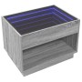 Mesa de centro con Infinity LED gris Sonoma 70x50x50 cm en Mesas de centro | Comprar online en Foru.es
