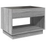 Mesa de centro con Infinity LED gris Sonoma 70x50x50 cm en Mesas de centro | Comprar online en Foru.es
