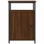 Mesitas de noche 2 uds contrachapada roble marrón 40x42x60 cm de vidaXL, Mesitas de noche - Ref: Foro24-826042, Precio: 51,95...