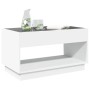 Mesa de centro con Infinity LED blanco 90x50x50 cm en Mesas de centro | Comprar online en Foru.es