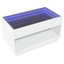 Mesa de centro con Infinity LED blanco 90x50x50 cm en Mesas de centro | Comprar online en Foru.es