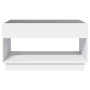Mesa de centro con Infinity LED blanco 90x50x50 cm en Mesas de centro | Comprar online en Foru.es