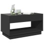Mesa de centro con Infinity LED negro 90x50x50 cm en Mesas de centro | Comprar online en Foru.es