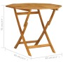 Conjunto de comedor de jardín 5 piezas madera maciza de teca de vidaXL, Conjuntos de jardín - Ref: Foro24-3059581, Precio: 32...