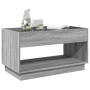 Mesa de centro con Infinity LED gris Sonoma 90x50x50 cm en Mesas de centro | Comprar online en Foru.es