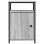 Mesitas de noche 2 uds madera contrachapada gris 40x42x60 cm de vidaXL, Mesitas de noche - Ref: Foro24-826040, Precio: 55,15 ...