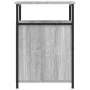 Mesitas de noche 2 uds madera contrachapada gris 40x42x60 cm de vidaXL, Mesitas de noche - Ref: Foro24-826040, Precio: 55,15 ...