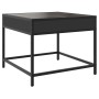 Mesa de centro con Infinity LED negro 50x50x41 cm en Mesas de centro | Comprar online en Foru.es