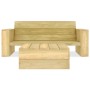 Juego de muebles de jardín 2 piezas madera de pino impregnada de vidaXL, Conjuntos de jardín - Ref: Foro24-3053197, Precio: 3...