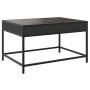 Mesa de centro con Infinity LED negro 70x50x41 cm en Mesas de centro | Comprar online en Foru.es