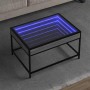 Mesa de centro con Infinity LED gris Sonoma 70x50x41 cm en Mesas de centro | Comprar online en Foru.es
