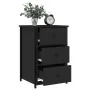 Mesitas de noche 2 uds madera de ingeniería negro 40x36x60 cm de vidaXL, Mesitas de noche - Ref: Foro24-825994, Precio: 115,0...