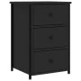 Mesitas de noche 2 uds madera de ingeniería negro 40x36x60 cm de vidaXL, Mesitas de noche - Ref: Foro24-825994, Precio: 115,0...